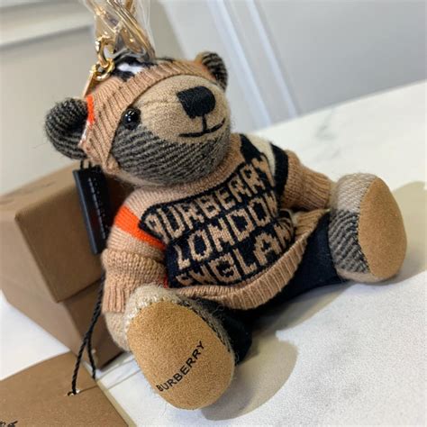 burberry bear keychain fake|burberry keychain wallet.